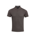 Red - Front - Premier Mens Coolchecker Plus Pique Polo With CoolPlus