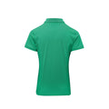 Turquoise - Front - Premier Womens-Ladies Coolchecker Plus Piqu Polo With CoolPlus