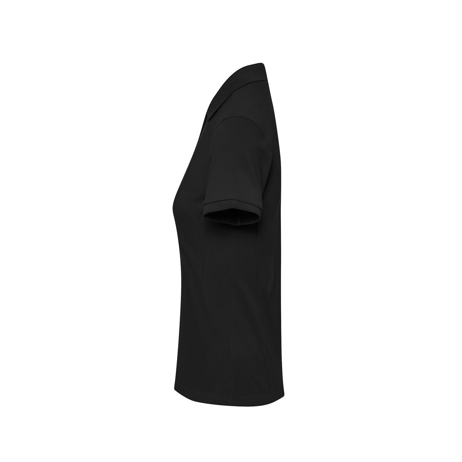 Black - Side - Premier Womens-Ladies Coolchecker Plus Piqu Polo With CoolPlus