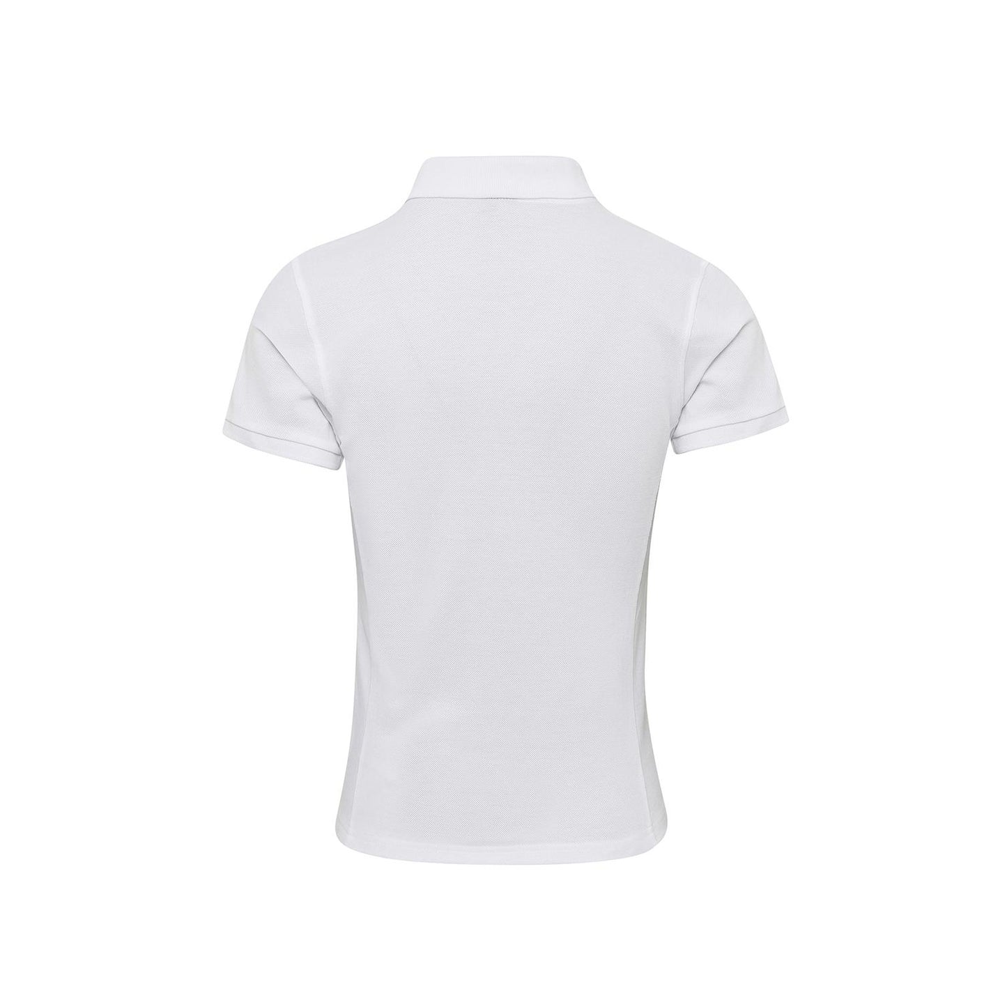 White - Back - Premier Womens-Ladies Coolchecker Plus Piqu Polo With CoolPlus