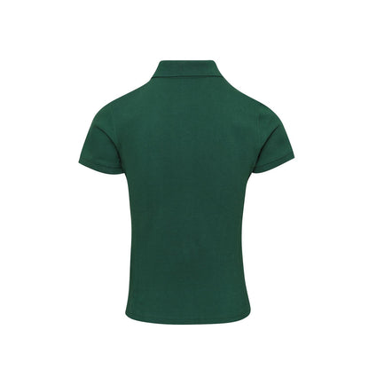 Bottle - Back - Premier Womens-Ladies Coolchecker Plus Piqu Polo With CoolPlus