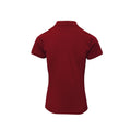 Burgundy - Back - Premier Womens-Ladies Coolchecker Plus Piqu Polo With CoolPlus