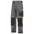 Muted Black-Black - Front - Snickers Mens DuraTwill Craftsmen Non Holster Trousers