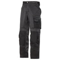 Black - Front - Snickers Mens DuraTwill Craftsmen Non Holster Trousers
