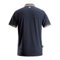 Navy - Back - Snickers Mens AllroundWork 37.5 Tech Short Sleeve Polo Shirt