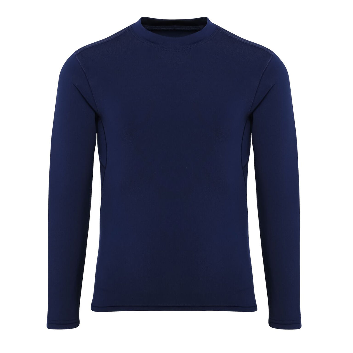 Navy - Front - TriDri Childrens Boys Performance Baselayer Top