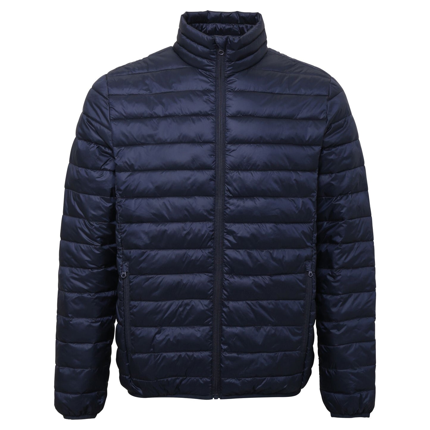 Navy - Front - 2786 Mens Terrain Long Sleeves Padded Jacket