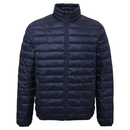 Navy - Front - 2786 Mens Terrain Long Sleeves Padded Jacket