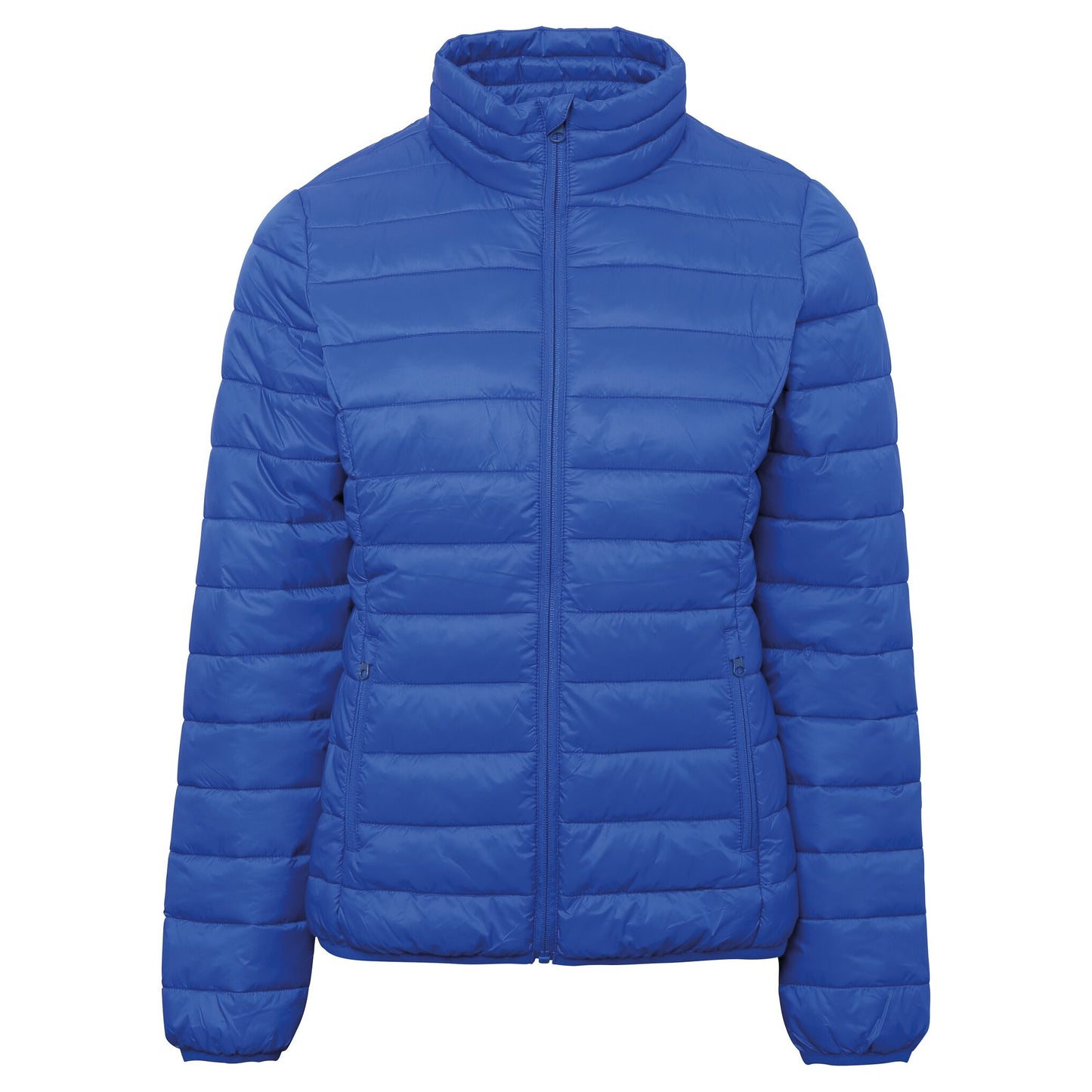 Royal - Front - 2786 Womens-Ladies Terrain Long Sleeves Padded Jacket