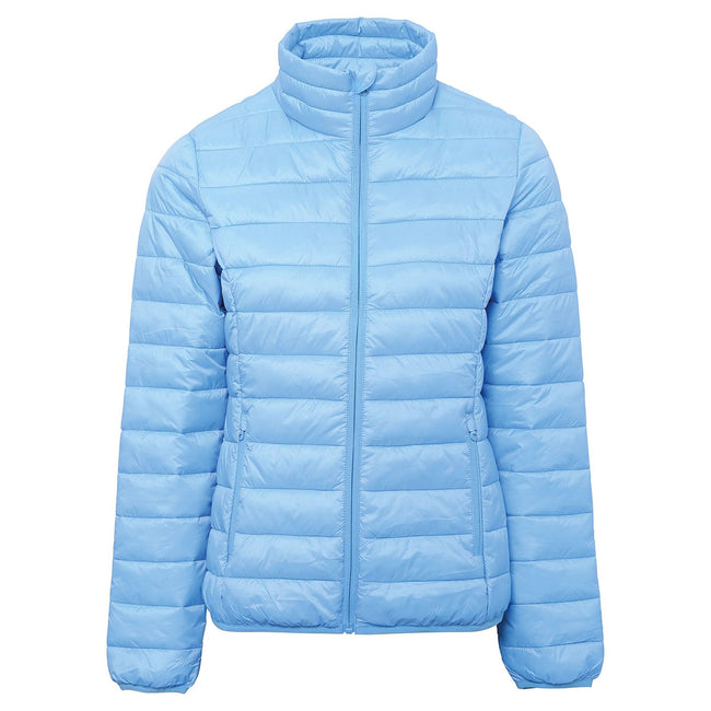 Winter Sky - Front - 2786 Womens-Ladies Terrain Long Sleeves Padded Jacket