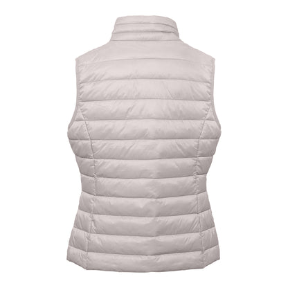 Oyster White - Back - 2786 Womens-Ladies Terrain Sleeveless Padded Gilet