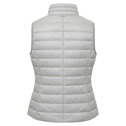 Silver - Back - 2786 Womens-Ladies Terrain Sleeveless Padded Gilet