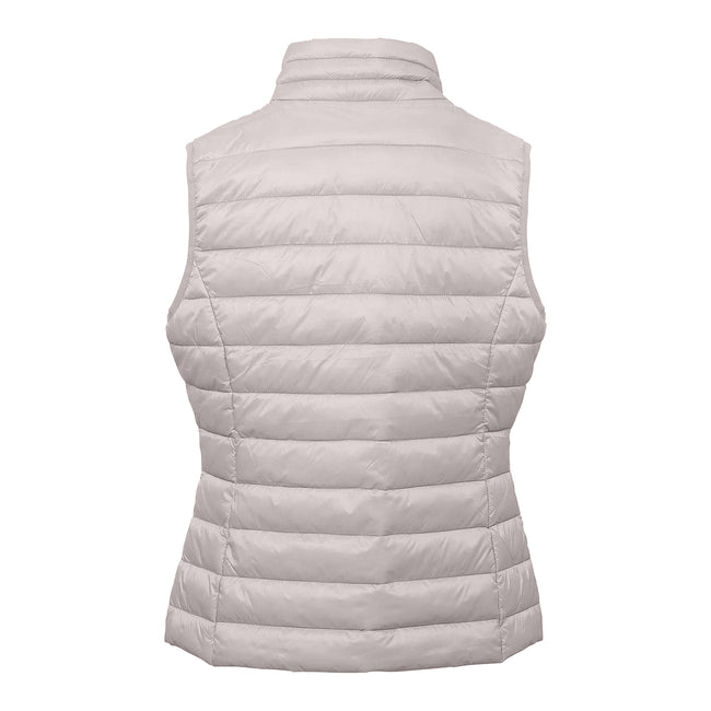 Oyster White - Back - 2786 Womens-Ladies Terrain Sleeveless Padded Gilet