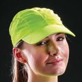 Flo Yellow - Back - Result Headwear Impact Sports Cap