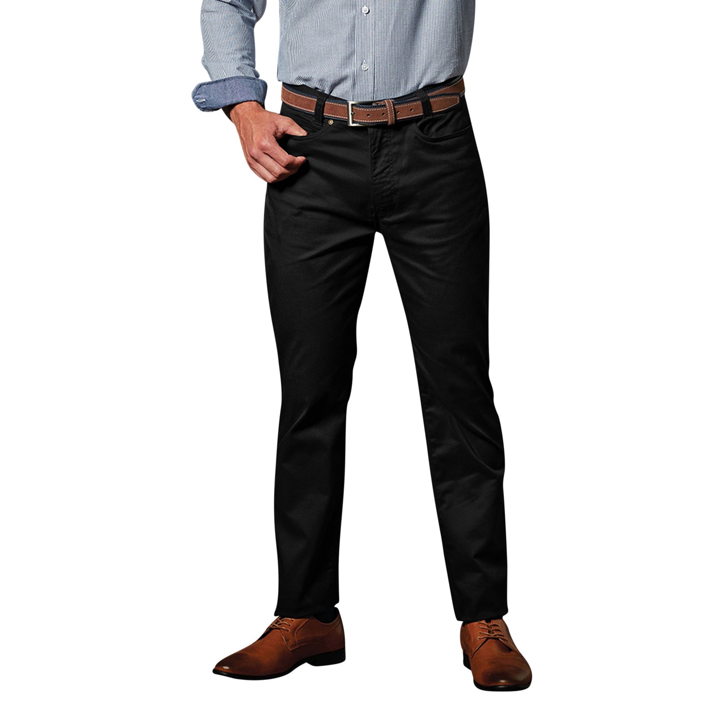 Black - Back - Premier Mens Performance Chinos