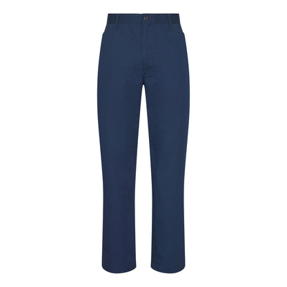 Navy - Front - Pro RTX Mens Plain Workwear Trousers