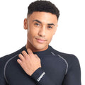 Navy Heather - Back - Rhino Mens Long Sleeve Baselayer Top