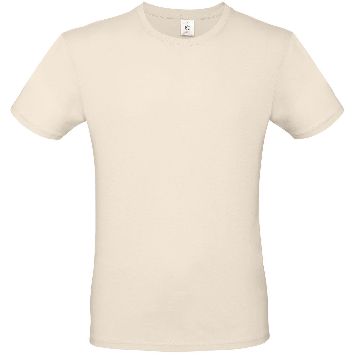 Natural - Front - B&C Collection Mens Tee