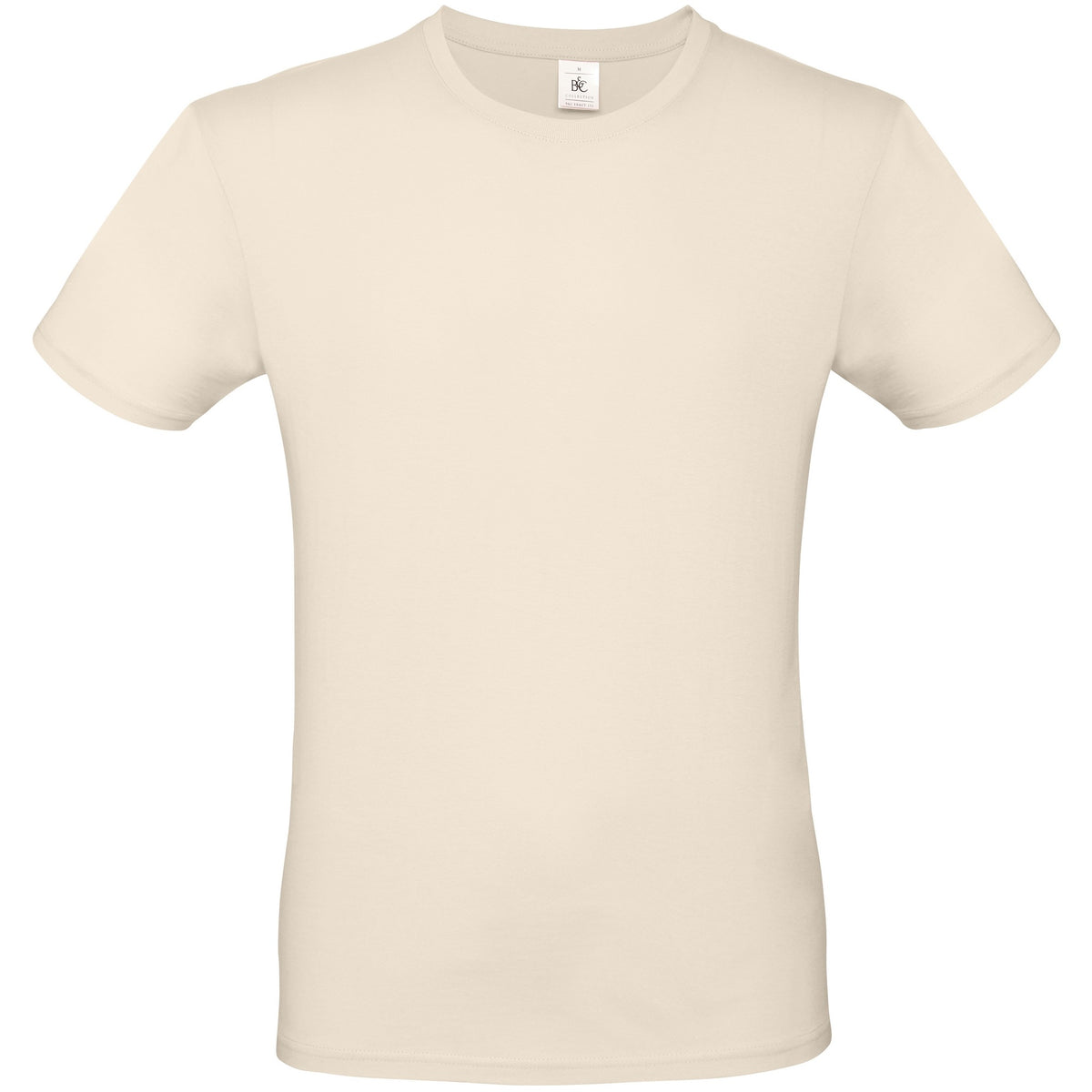 Natural - Front - B&C Collection Mens Tee