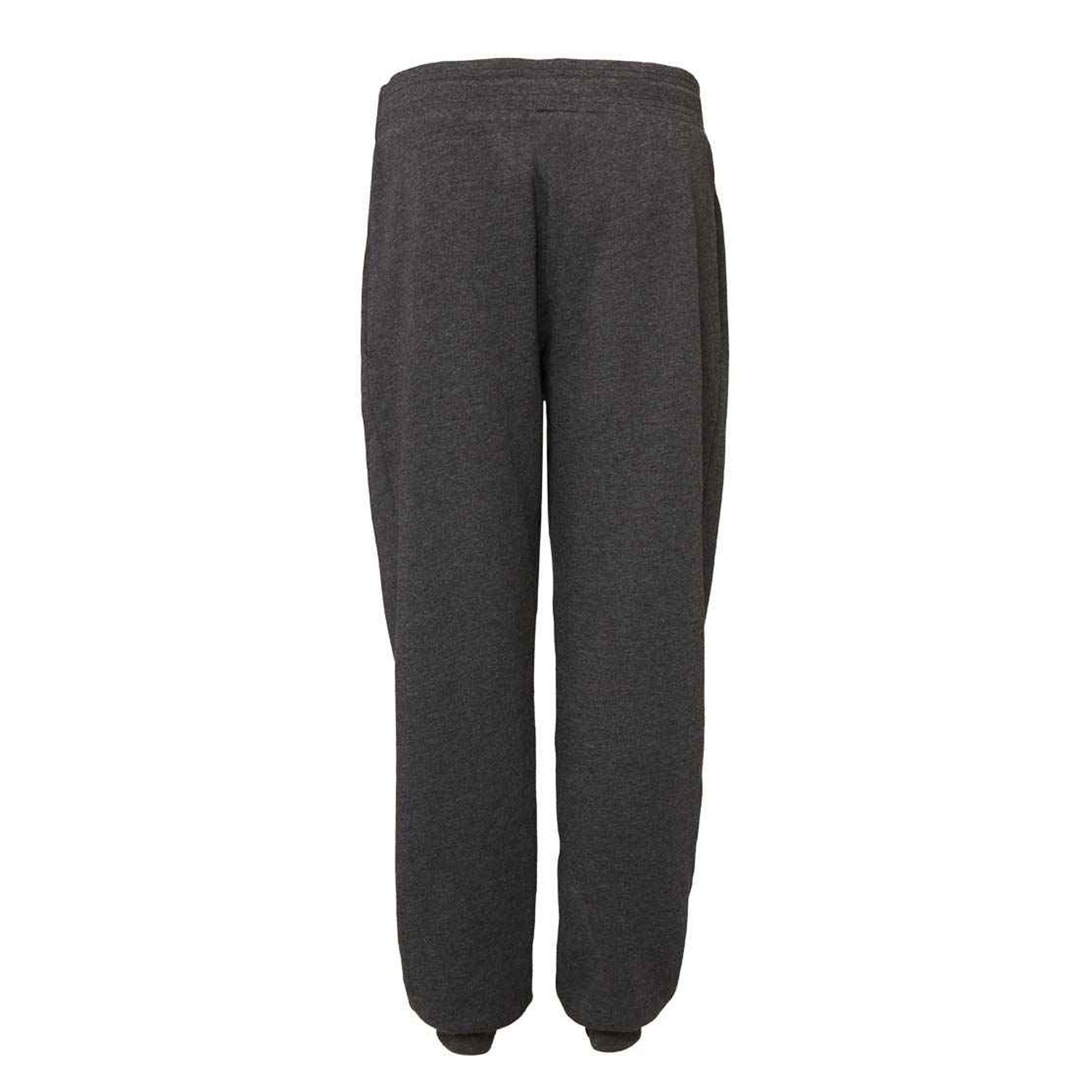 Dark Grey Heather - Back - Bella + Canvas Unisex Adults Jogger Sweatpants
