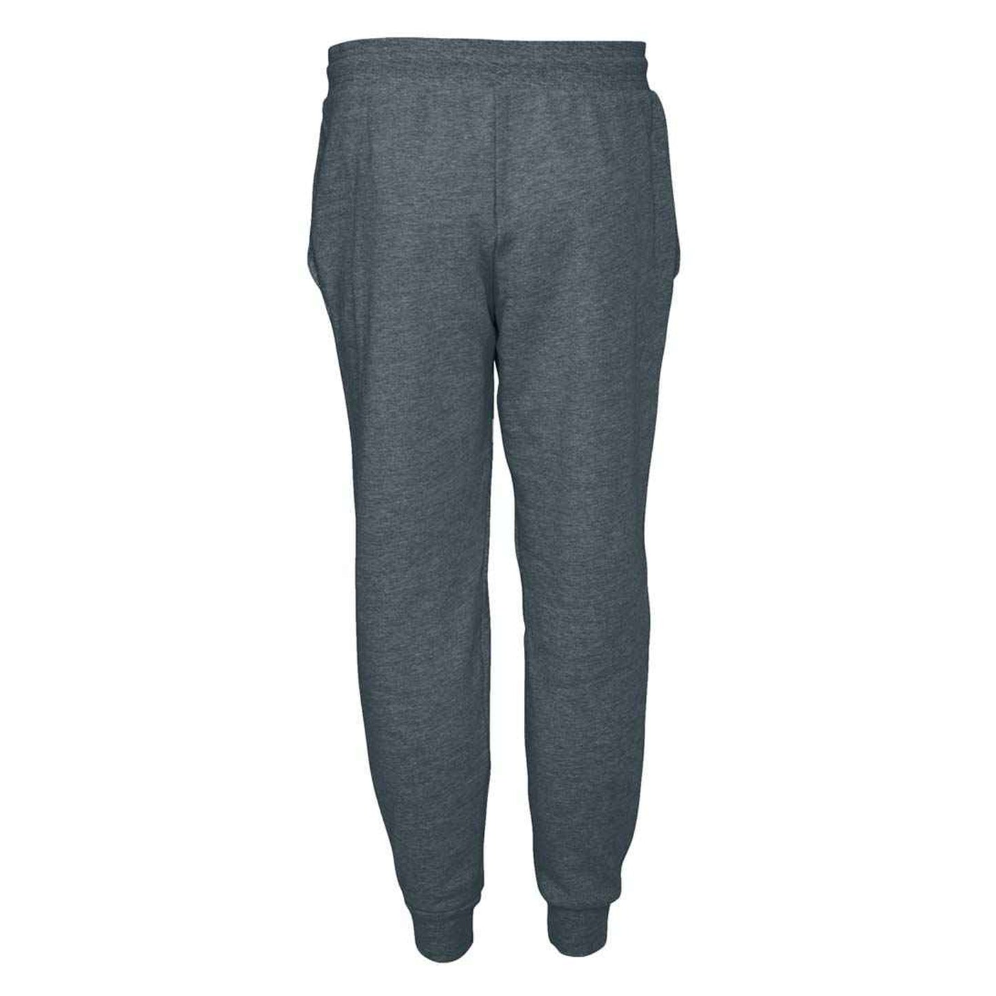 Slate Heather - Back - Bella + Canvas Unisex Adults Jogger Sweatpants