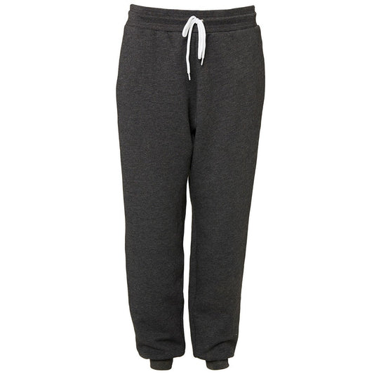 Dark Grey Heather - Front - Bella + Canvas Unisex Adults Jogger Sweatpants