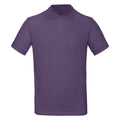 Radiant Purple - Front - B&C Collection Mens Inspire Polo Shirt