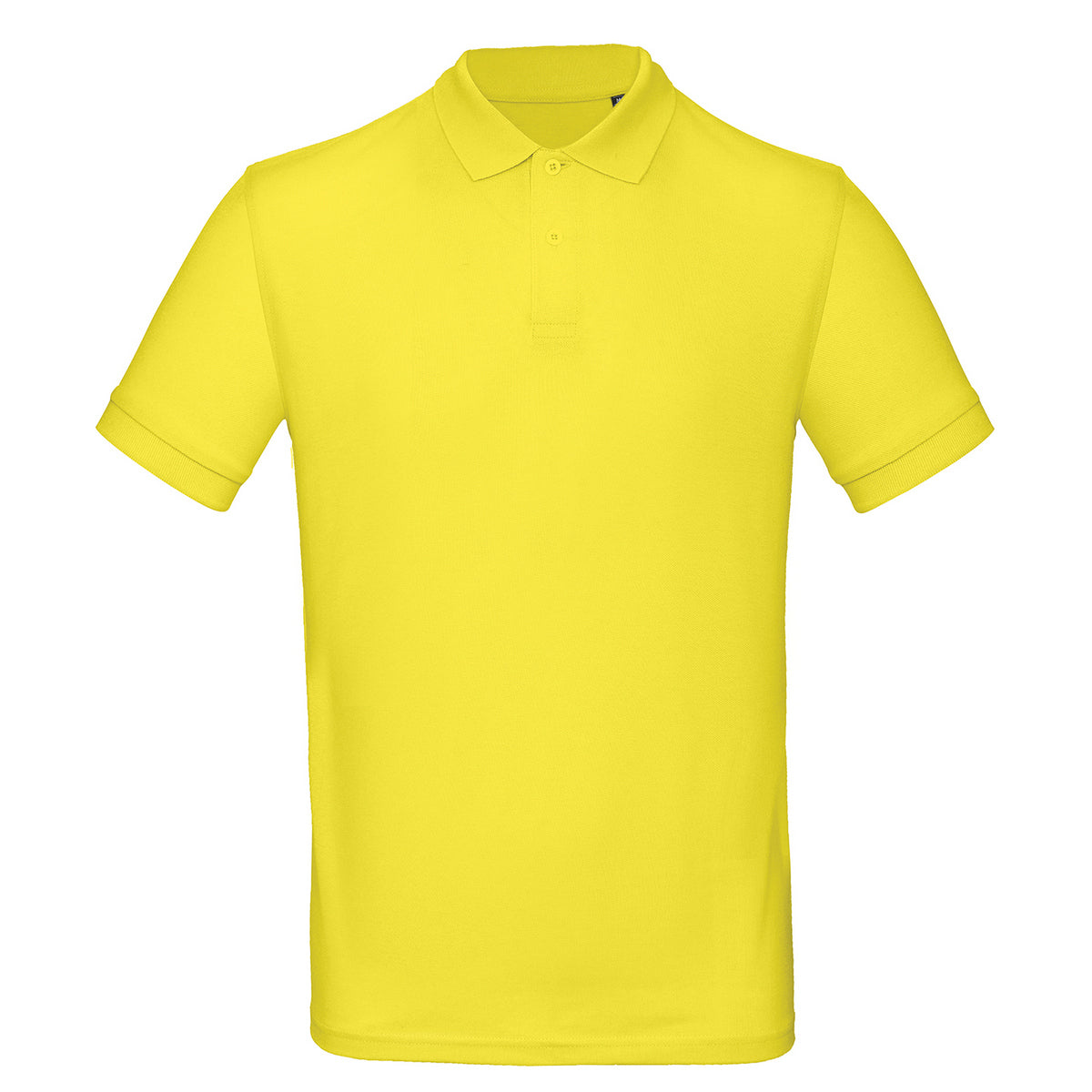 Solar Yellow - Front - B&C Collection Mens Inspire Polo Shirt