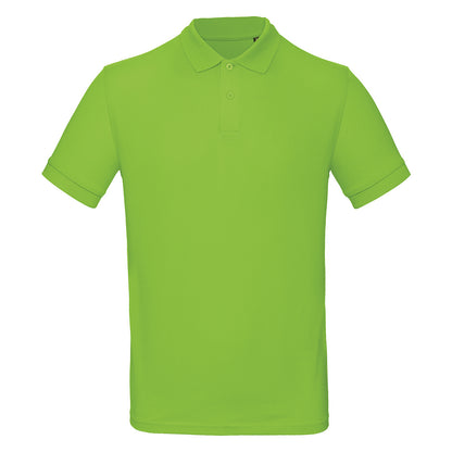 Orchid Green - Front - B&C Collection Mens Inspire Polo Shirt
