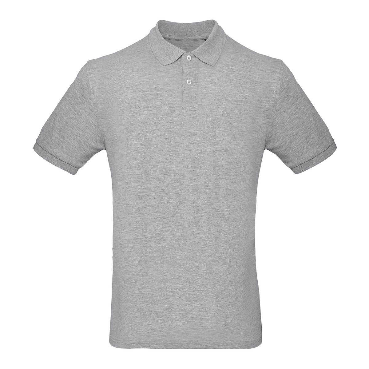 Heather Grey - Front - B&C Collection Mens Inspire Polo Shirt