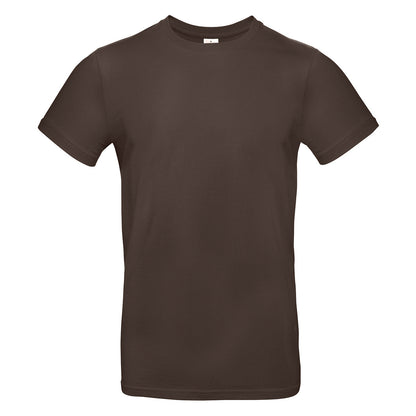 Brown - Front - B&C Collection Mens T-Shirt