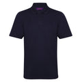 Oxford Navy - Front - Henbury Mens Coolplus® Pique Polo Shirt