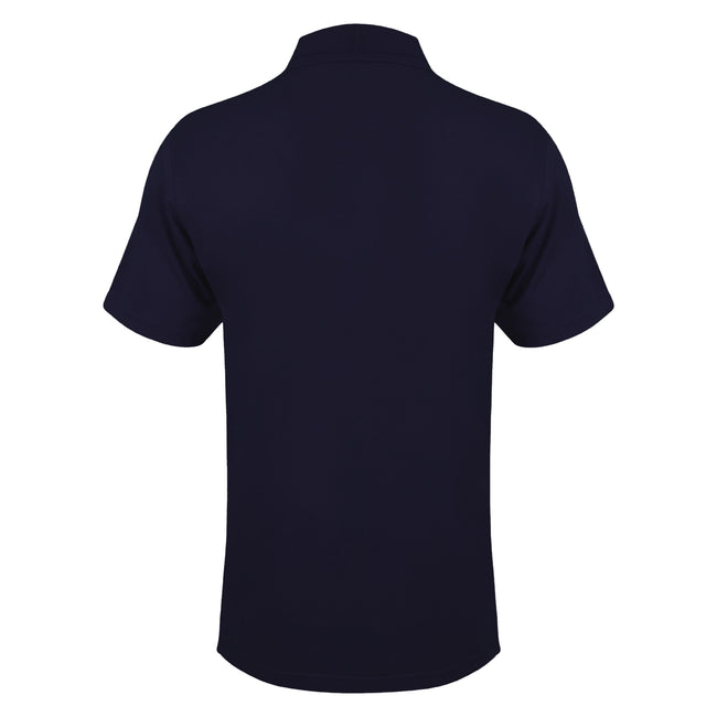 Oxford Navy - Back - Henbury Mens Coolplus® Pique Polo Shirt