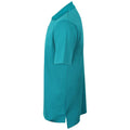 Bright Jade - Side - Henbury Mens Coolplus® Pique Polo Shirt