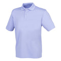 Lavender - Front - Henbury Mens Coolplus® Pique Polo Shirt
