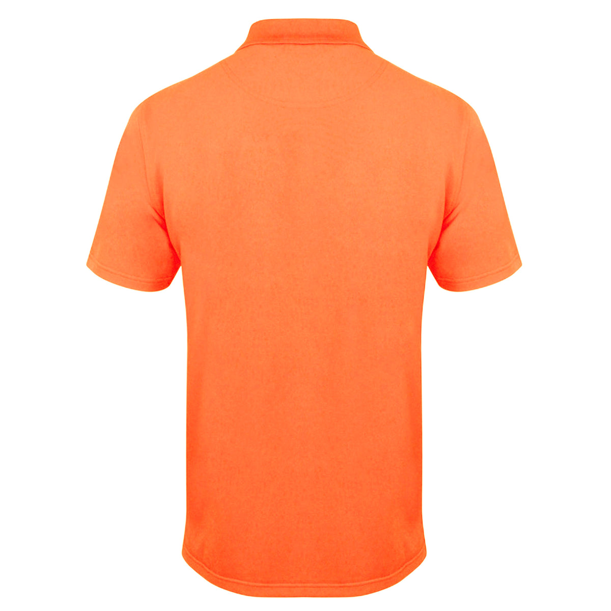 Burnt Orange - Back - Henbury Mens Coolplus® Pique Polo Shirt