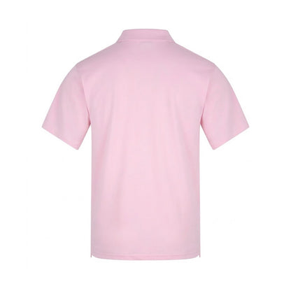 Baby Pink - Back - Henbury Mens Coolplus® Pique Polo Shirt