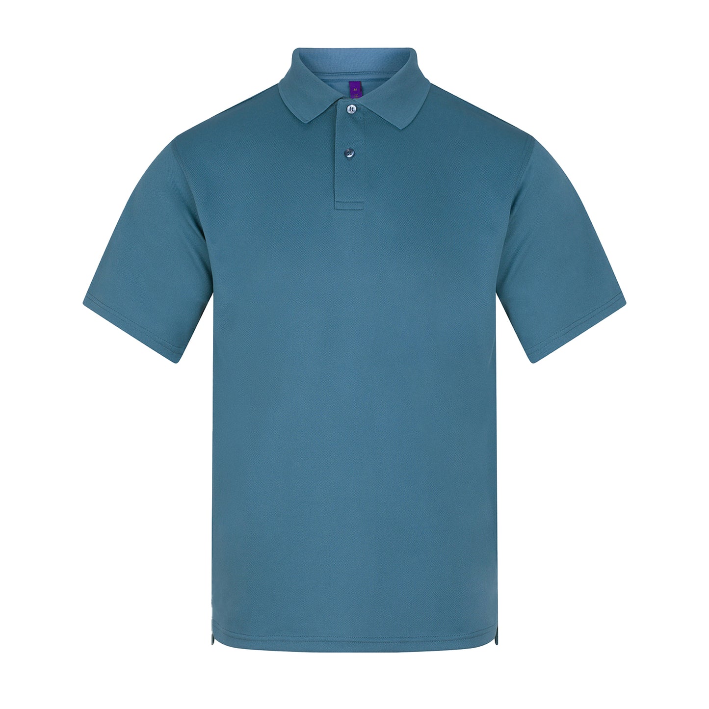 Airforce Blue - Front - Henbury Mens Coolplus® Pique Polo Shirt