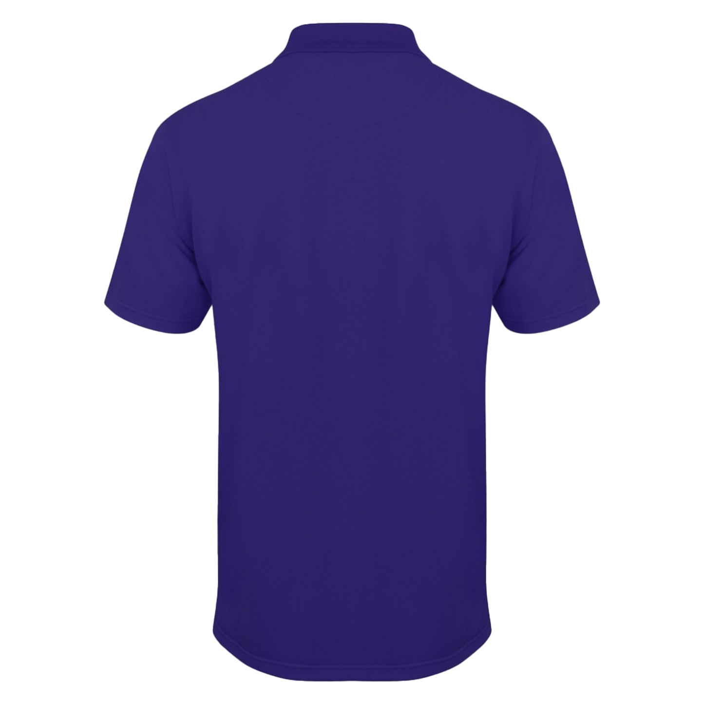 Bright Purple - Back - Henbury Mens Coolplus® Pique Polo Shirt