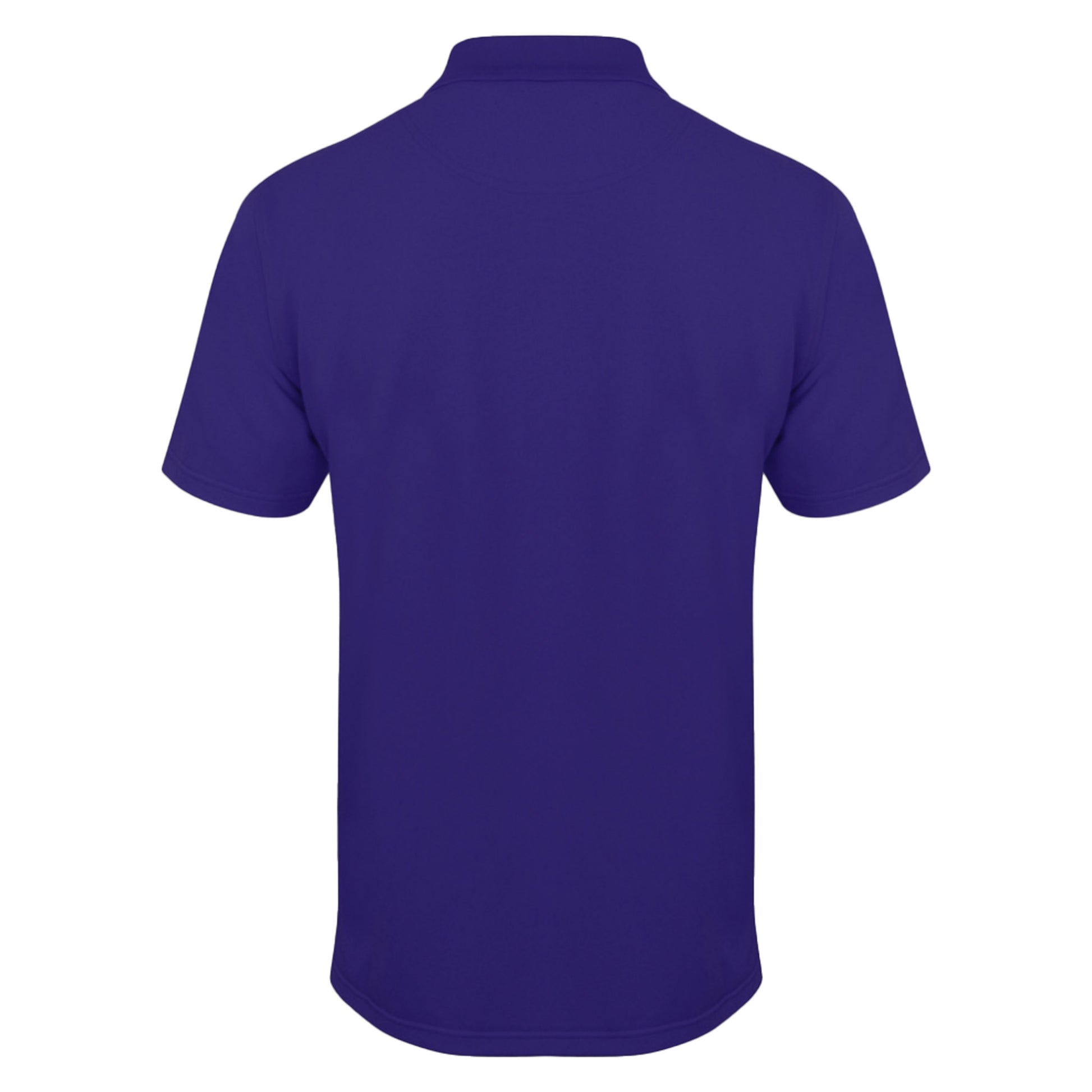 Bright Purple - Back - Henbury Mens Coolplus® Pique Polo Shirt