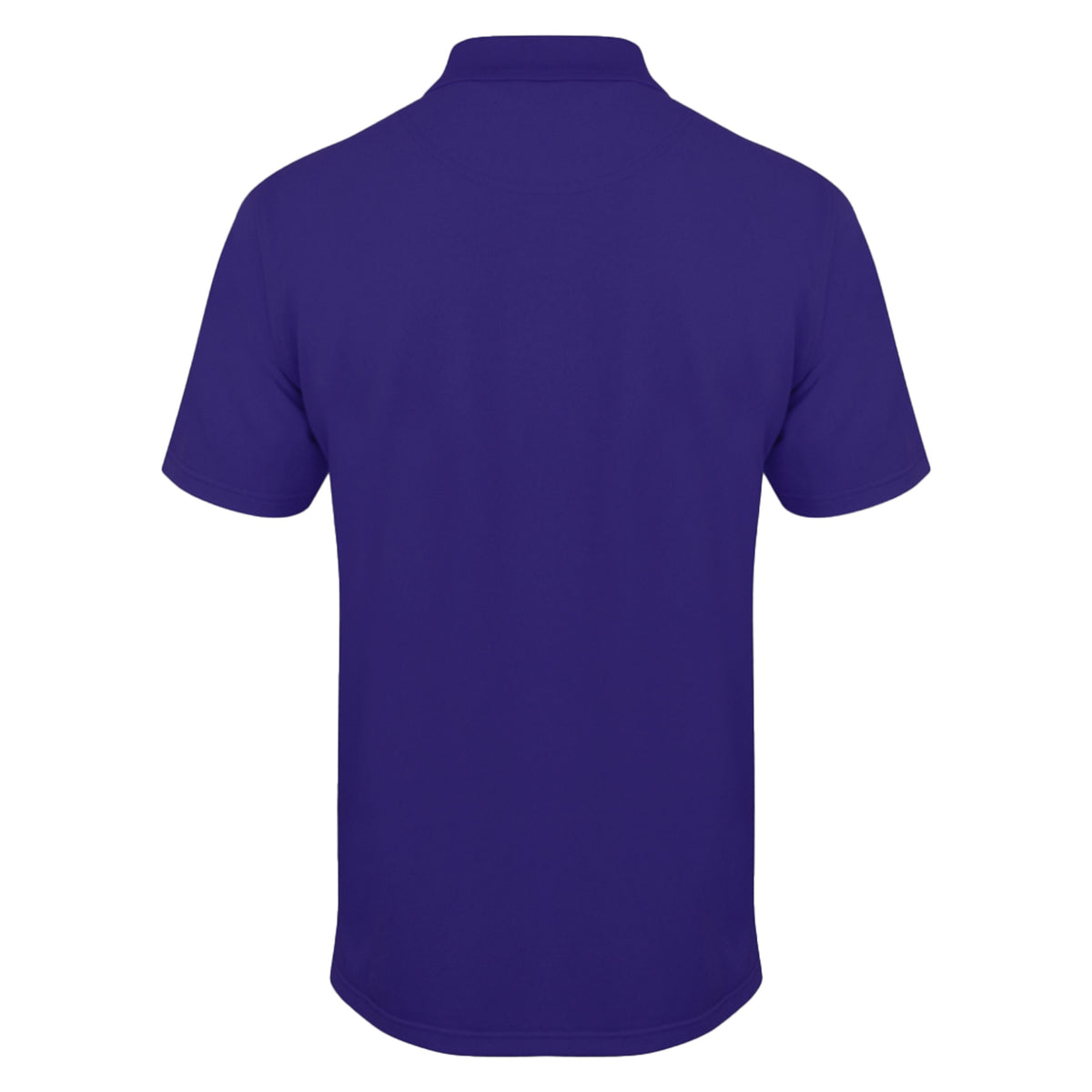 Bright Purple - Back - Henbury Mens Coolplus® Pique Polo Shirt