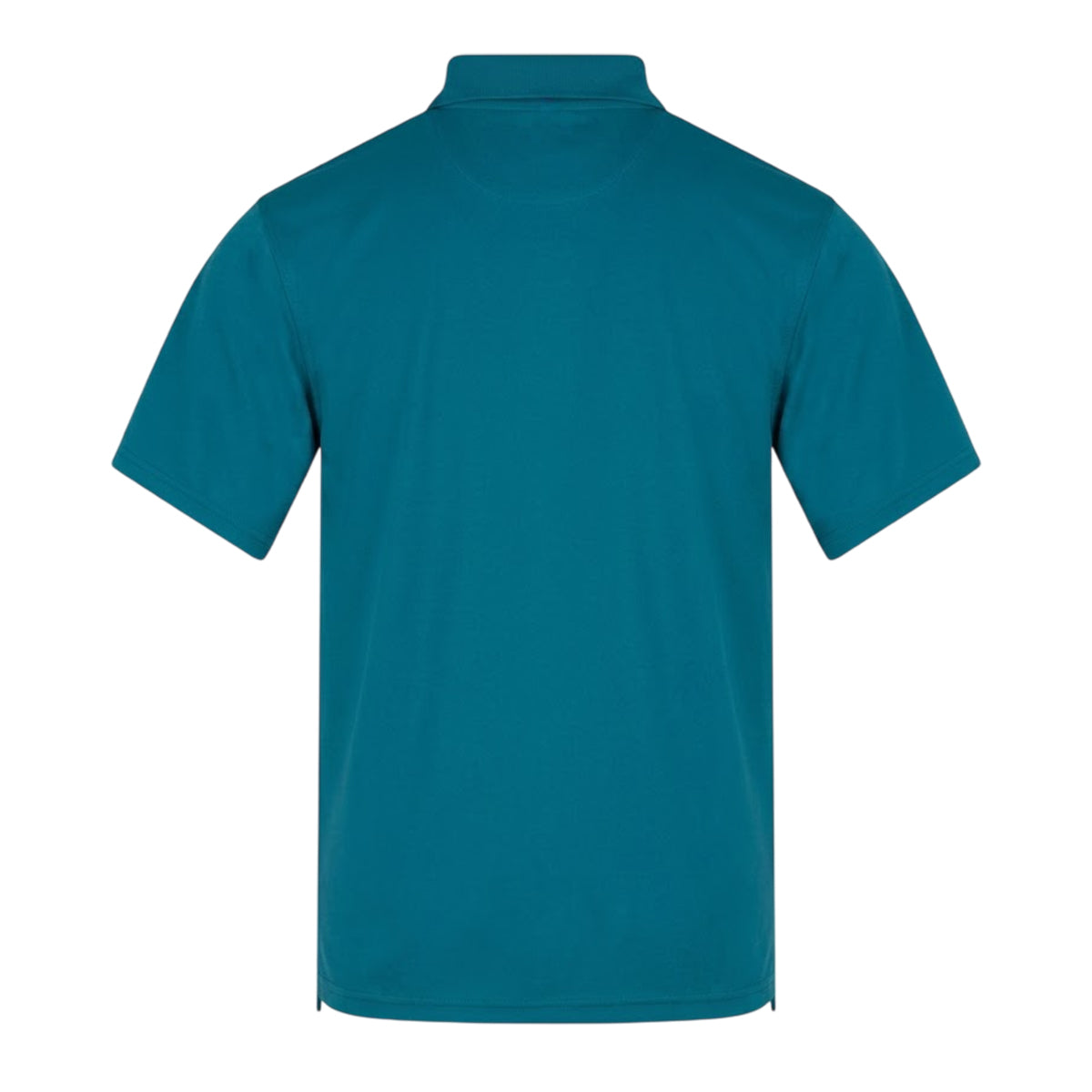 Teal - Back - Henbury Mens Coolplus® Pique Polo Shirt