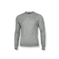 Grey Melange - Front - Nimbus Mens Richmond Knitted Jumper