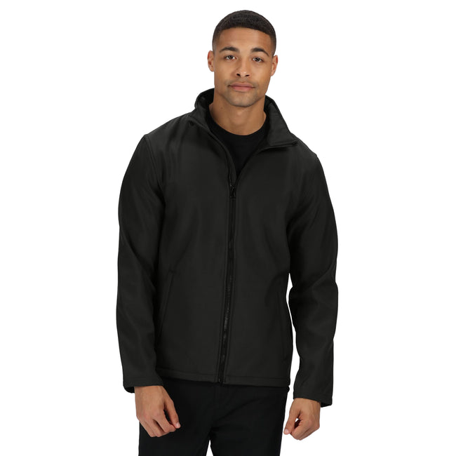 Black - Side - Regatta Standout Mens Ablaze Printable Softshell Jacket