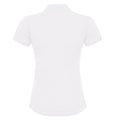 White - Back - Henbury Womens-Ladies Coolplus® Fitted Polo Shirt