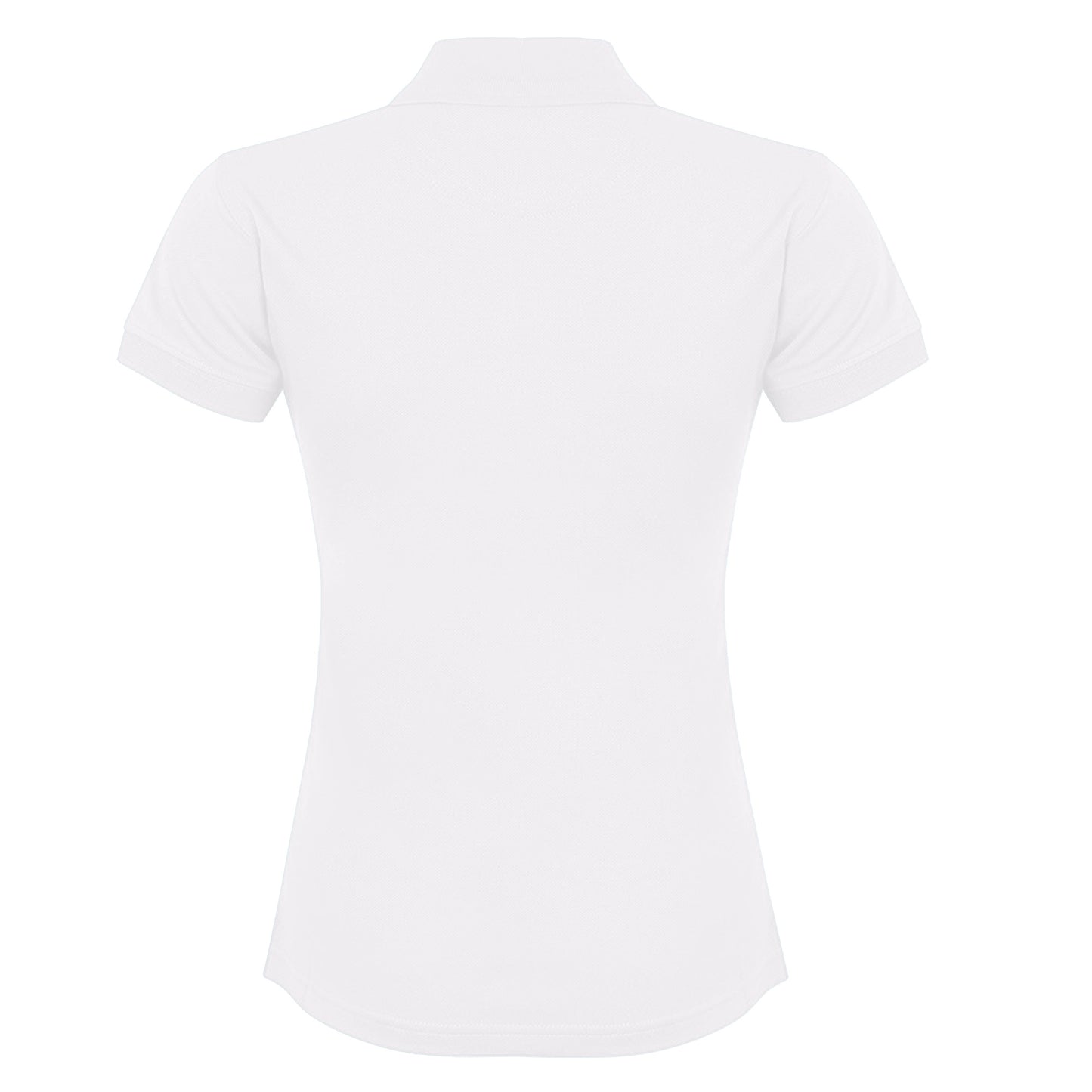 White - Back - Henbury Womens-Ladies Coolplus® Fitted Polo Shirt