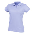 Lavender - Front - Henbury Womens-Ladies Coolplus® Fitted Polo Shirt