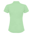 Lime Green - Back - Henbury Womens-Ladies Coolplus® Fitted Polo Shirt