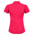 Bright Pink - Back - Henbury Womens-Ladies Coolplus® Fitted Polo Shirt