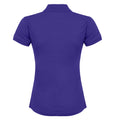 Bright Purple - Back - Henbury Womens-Ladies Coolplus® Fitted Polo Shirt